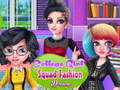 Laro Kolehiyong babae na Squad Fashion Dressup online