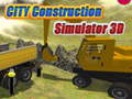 Laro Master ng Siyudad Construction Simulator 3D online