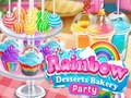 Laro Pista ng Bakery Rainbow Desserts online