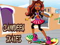 Laro Clawdeen nag-skate online