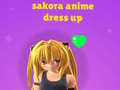 Laro Sakora: Dress Up Anime online