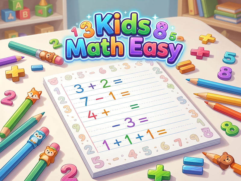 Kids Math Easy 🕹️ Maglaro online sa Sgames