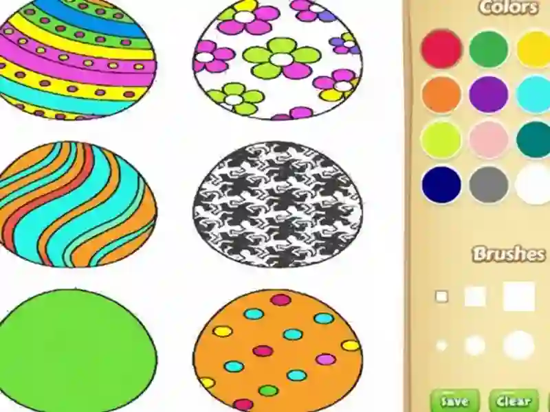 Laro Easter Egg Coloring Book para sa mga bata online