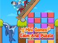 Laro MINI GAMES Kalmado at puzzle online