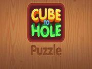 Laro Cube to hole puzzle online
