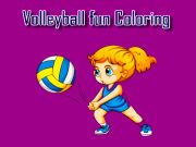 Laro Volleyball masaya pangkulay online