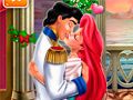 Laro Halik ng Prinses na Sirena sa ilalim ng Misteltoe online
