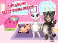Laro Dekorasyon ng Kwarto ng Pregnant Kitty online