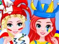 Laro Лучшие друзья: Чемпионат мира по раскраске лиц online