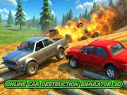 Laro Online na pagkawasak ng kotse Simulator 3D online