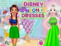 Laro Mga Neon Dresses ng Disney online
