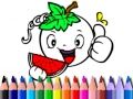 Laro Bumalik sa Paaralan: Coloring Book ng Gulay online