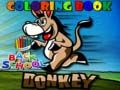 Laro Bumalik sa paaralan: Coloring Book na 'Donkey' online