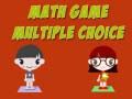 Laro Laro ng Matematika na Maramihang Pagpipilian online