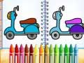 Laro Cute Bike Coloring Book online