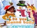Laro Gusto mo bang gumawa ng snowman? online