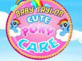 Laro Baby Taylor: Pangangalaga sa Cute Pony online