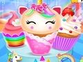 Laro Dinamikong Pagluto ng Cupcake ng Unicorn at Sirena online