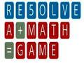 Laro RESOLBAHIN ang isang laro ng matematika online
