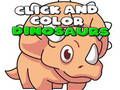 Laro I-click at Kulayan ang mga Dinosaur online