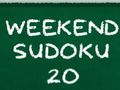 Laro Sudoku ng Katapusan ng Linggo 20 online