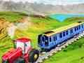 Laro Naka-chain na traktora na humihilod ng tren online