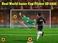 Laro Tunay na World Cup Soccer Flicker 3D 2023 online Laro Tunay na World Cup Soccer Flicker 3D 2023 online