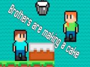 Laro Ang mga kapatid ay gumagawa ng cake online