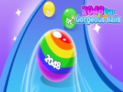Laro 2048 Patakbuhin ang napakarilag na bola online