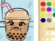 Laro Boba Tea Coloring Book para sa Mga Bata online