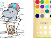 Laro Maginhawang libro ng pangkulay ng mga kaibigan para sa mga bata online