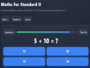 Laro Mga matematika para sa Standard II online