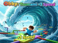 Laro Obby: Tsunami +1 speed online