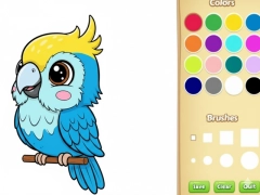 Laro Kawaii Animal Coloring Book online