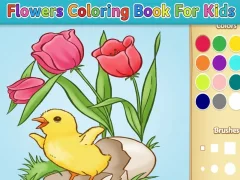 Laro Mga bulaklak na pangkulay ng libro para sa mga bata online Laro Mga bulaklak na pangkulay ng libro para sa mga bata online