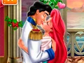 Laro Halik ng Prinses na Sirena sa ilalim ng Misteltoe online Laro Halik ng Prinses na Sirena sa ilalim ng Misteltoe online