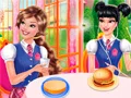 Laro Pagluluto ng Burger ng mga Prinsesa online Laro Pagluluto ng Burger ng mga Prinsesa online