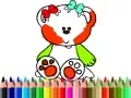 Laro Bumalik sa Paaralan: Sweet Bear Coloring online