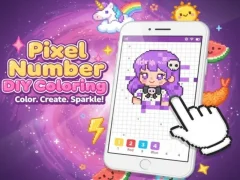 Laro Pangkulay ng DIY na Numero ng Pixel online