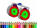 Laro Bumalik sa Paaralan: Pagkulay ng Monster Truck online Laro Bumalik sa Paaralan: Pagkulay ng Monster Truck online