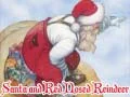 Laro Santa at Pula-Nose na Reindeer online Laro Santa at Pula-Nose na Reindeer online
