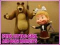 Laro Pink Little Girl at Mga Sandali sa Bear online Laro Pink Little Girl at Mga Sandali sa Bear online
