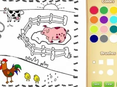 Laro Book ng pangkulay ng pagsasaka para sa mga bata online