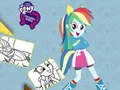 Laro Aklat ng Kulay ng Equestria Girls online Laro Aklat ng Kulay ng Equestria Girls online