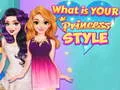 Laro Ano ang iyong istilo ng prinsesa? online