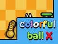 Laro Makulay na Bola X online Laro Makulay na Bola X online