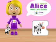 Laro Mundo ng Alice Mga Imahe at Mga Salita online