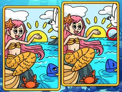 Laro Mga Sirena Hanapin ang mga Pagkakaiba online Laro Mga Sirena Hanapin ang mga Pagkakaiba online
