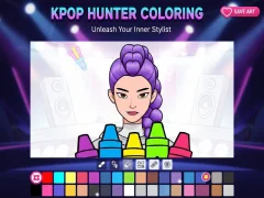 Laro Pangkulay ng Kpop Hunter online