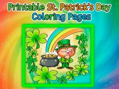 Laro Napi-print na Mga Pangkulay na Pahina ng Araw ng St Patrick online